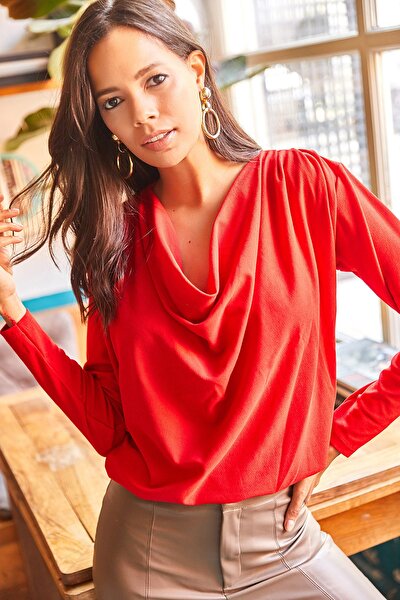 Bluse - Rot - Regular Fit