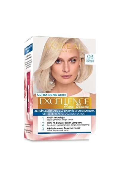 Excellence Pure Blonde 03 Ultra Açık Küllü Sarı