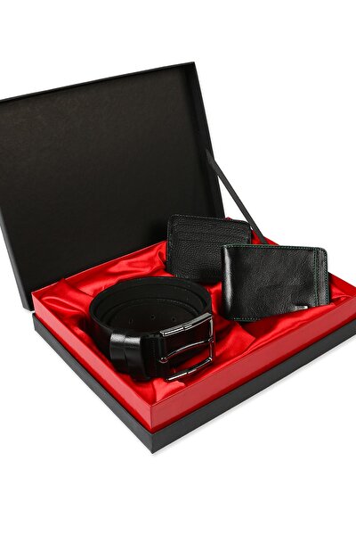 Punte Polo Erkek Cuzdan Kemer Ve Cakmak Set Trendyol