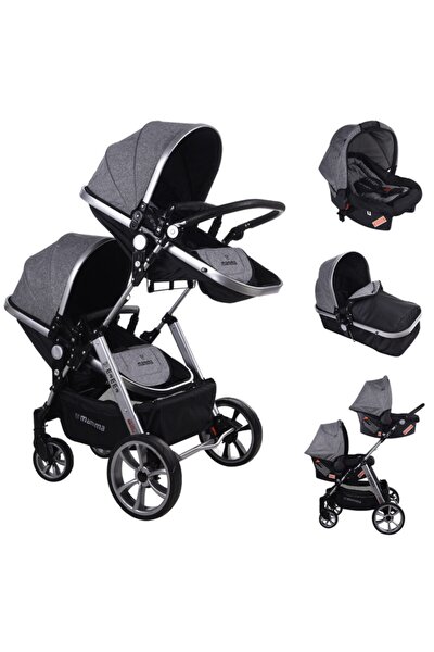 chicco ohlala 2 twin ultra hafif ikiz bebek arabasi silver cat fiyati yorumlari trendyol