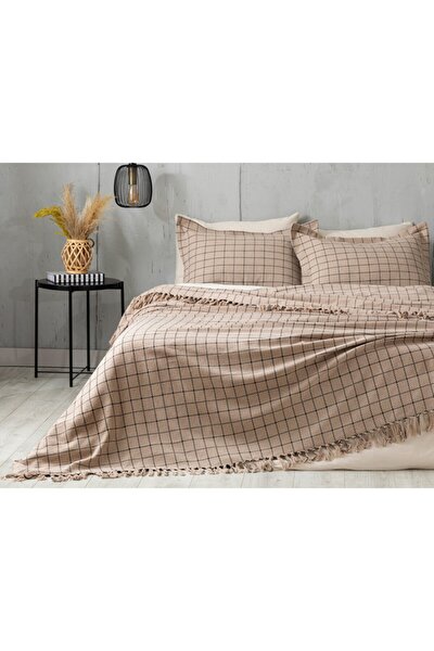 english home boho dream jakarli dokuma cift kisilik yatak ortusu takimi 240x260 cm kahve fiyati yorumlari trendyol