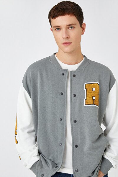 Jacke - Grau - Relaxed Fit
