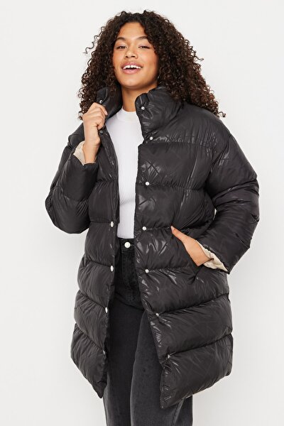 Plus Size Winterjacket - Black - Basic