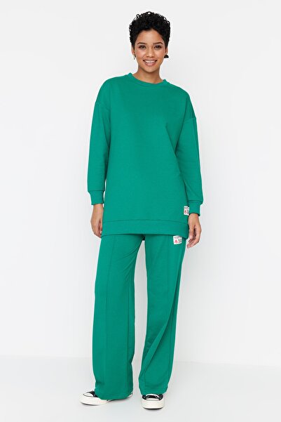 Sweatsuit-Set - Grün - Regular Fit