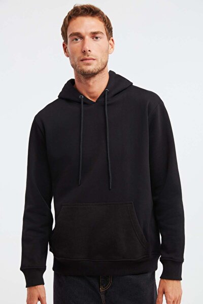 Sweatshirt - Schwarz - Relaxed Fit