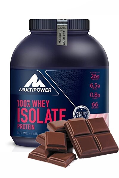 Whey Protein Isolate Çikolata Aromalı Izole Protein Tozu Bcaa Glutamin Arjinin Enerji