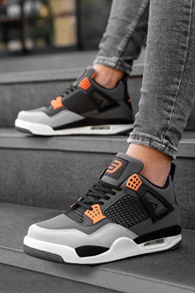Sneakers - Gray - Flat