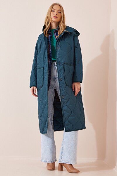 Mantel - Blau - Parka