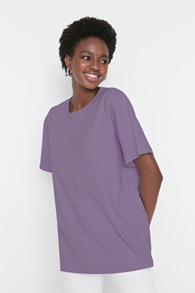 T-Shirt - Purple - Regular fit