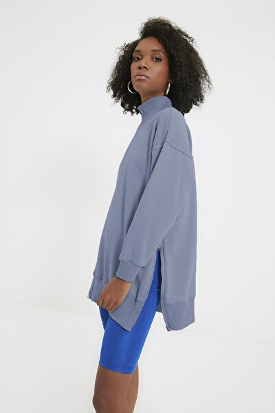 Trendyol Collection Sweatshirt - Green - Oversize - Trendyol