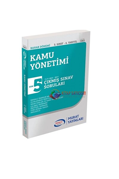 Murat Yayinlari 4 Sinif 7 Yariyil Kamu Yonetimi Cikmis Sinav Sorulari 5473 Fiyati Yorumlari Trendyol