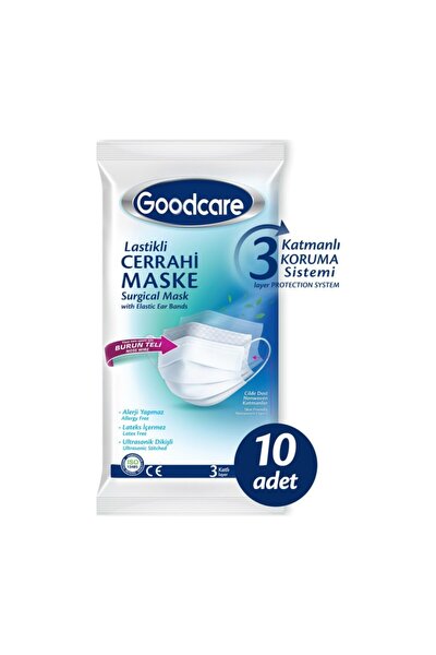 Goodcare Lastikli Cerrahi Maske 3 Katli 10 Lu 24 Pakette 240 Adet Fiyati Yorumlari Trendyol Goodcare Lastikli Cerrahi Maske 3 Katli 10 Lu 24 Pakette 240 Adet Fiyati Yorumlari Trendyol