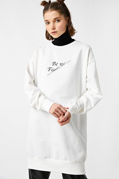 Sweatshirt - Weiß - Regular Fit