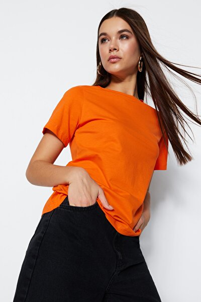 T-Shirt - Orange - Regular fit