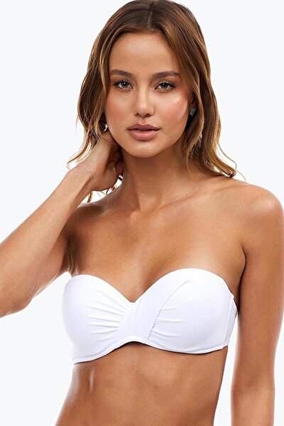 Bikini Top - White - Plain