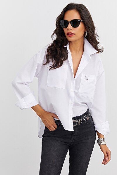 Shirt - White - Regular fit