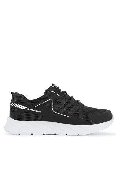 Walkingschuh - Schwarz - Flacher Absatz