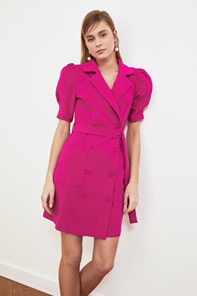 Kleid - Rosa - Blazerkleid