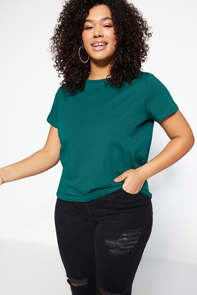 Plus Size T-Shirt - Green - Regular fit