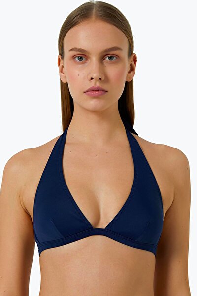 Bikini Top - Navy blue - Plain