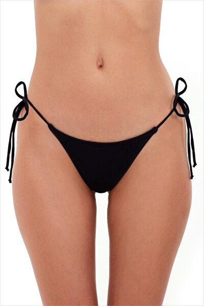 Bikini Bottom - Black - Plain