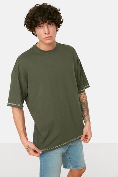 T-Shirt - Khaki - Oversize