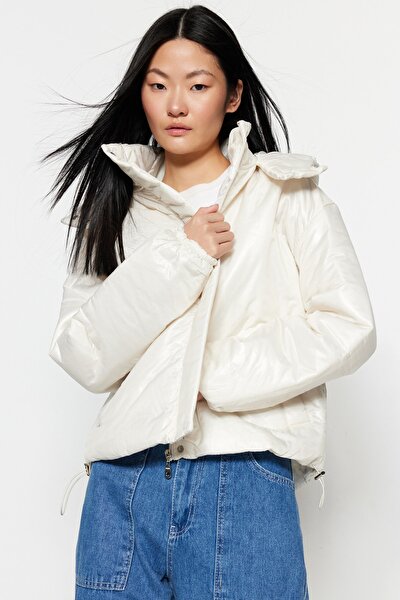 Winterjacke - Ecru - Puffer