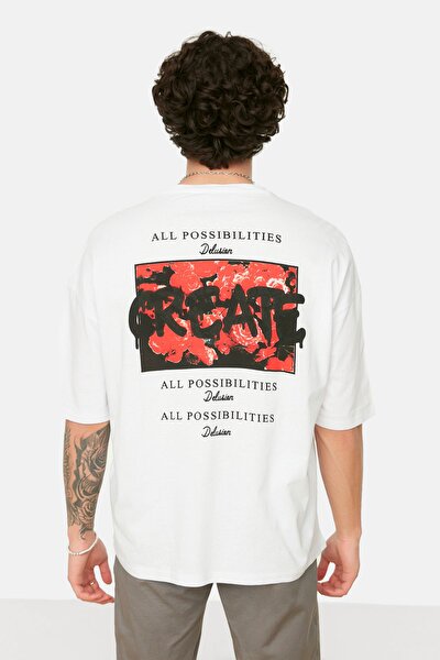 T-Shirt - Weiß - Oversized