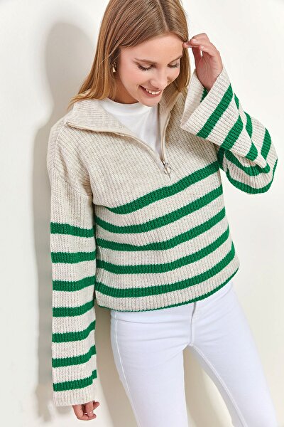 Pullover - Weiß - Oversized