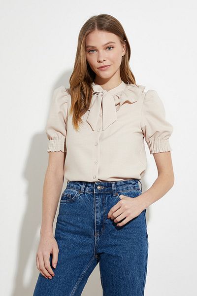 Shirt - Ecru - Regular fit