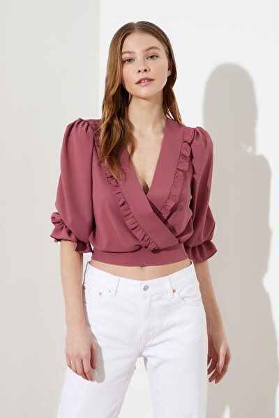 Blouse - Purple - Fitted