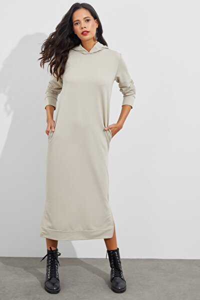 Dress - Beige - Pullover Dress