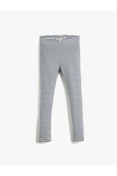 Leggings - Dunkelblau - Mittlerer Bund