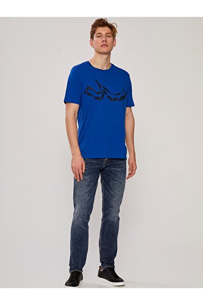 T-Shirt - Blue - Regular fit