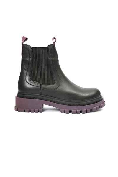 Stiefelette - Schwarz - Blockabsatz