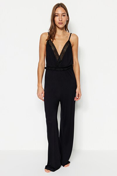 Jumpsuit - Schwarz - Regular Fit