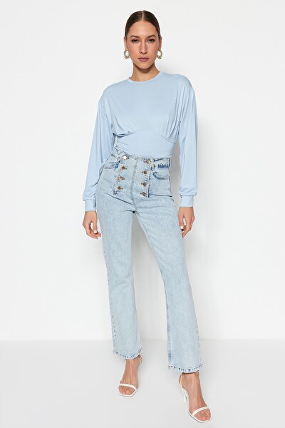 Sweatshirt - Dunkelblau - Slim Fit