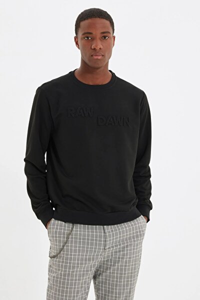 Sweatshirt - Schwarz - Regular Fit