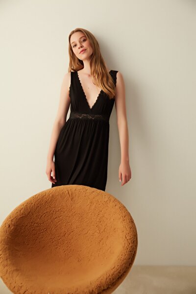 Kleid - Schwarz - Basic