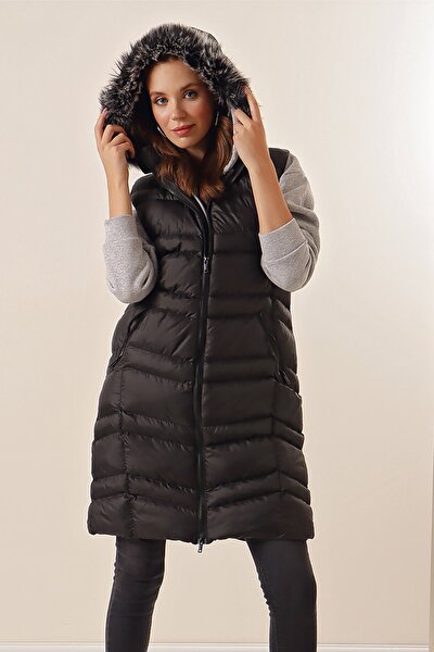 Weste - Schwarz - Puffer