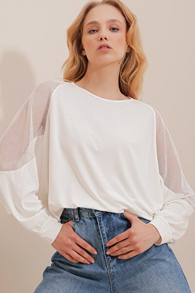 Bluse - Weiß - Relaxed Fit