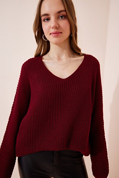 Sweater - Burgundy - Oversize