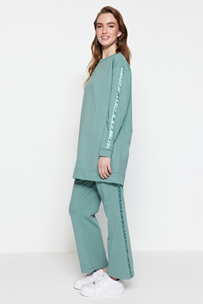 Sweatsuit Set - Gray - Relaxed fit