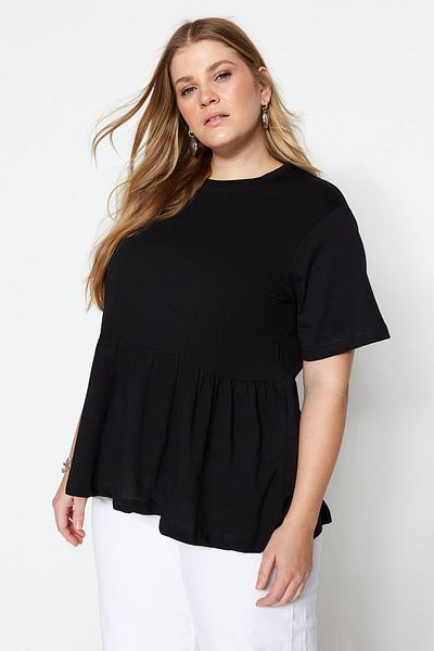 Plus Size T-Shirt - Black - Regular fit