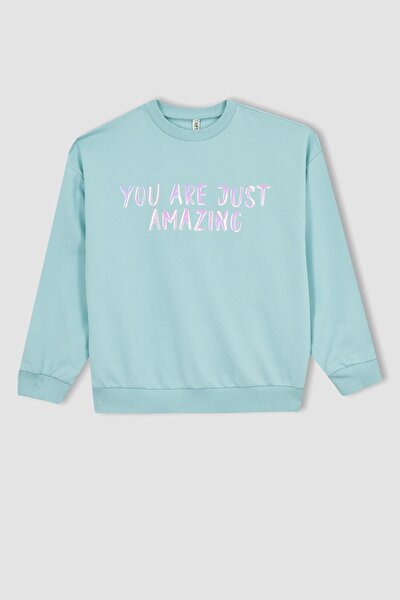 Sweatshirt - Blau - Relaxed Fit