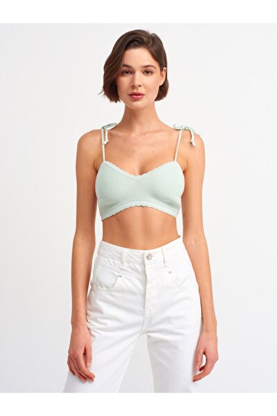 Bustier - Grün - Unifarben