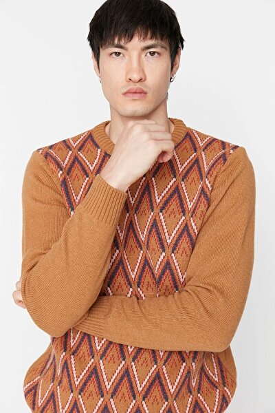 Sweater - Brown - Slim fit