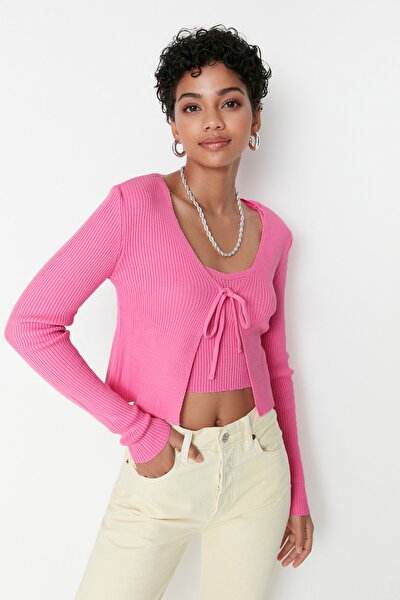 Cardigan - Pink - Regular fit