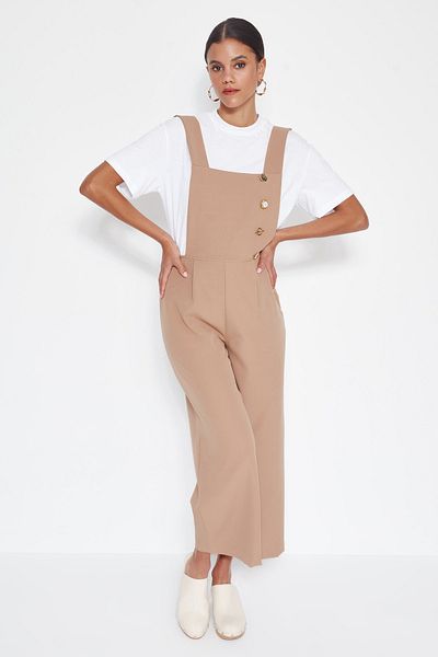 Jumpsuit - Braun - Regular Fit