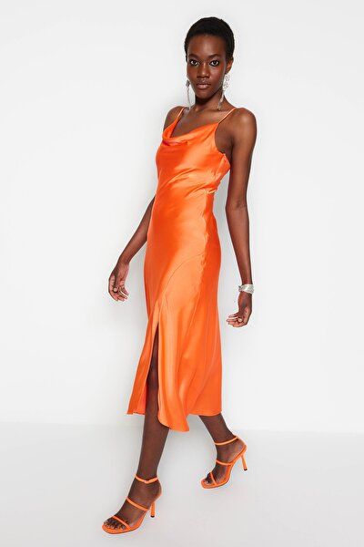 Dress - Orange - Shift